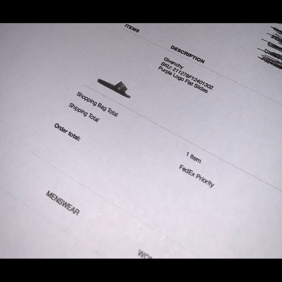 NEW GIVENCHY PARIS PURPLE LOGO POOL SLIDES SANDALS 36 6 RECEIPT AUTHENTIC - Picture 4 of 14